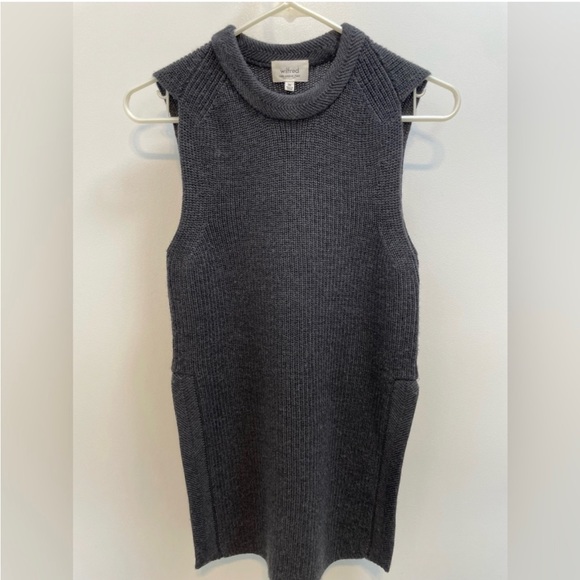 Aritzia Wilfred Palmier Sweater Tunic | 100% Wool - Picture 3 of 8